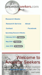 Mobile Screenshot of ancestorseekers.com